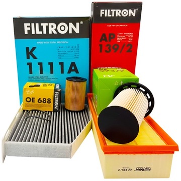 FILTRON ZESTAW FILTRÓW VW PASSAT B7 CC 2.0 TDI