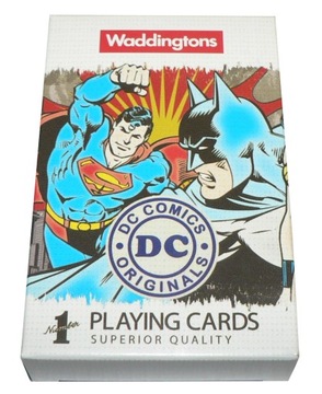 Waddingtons DC Superheroes karty do gry SUPERMAN