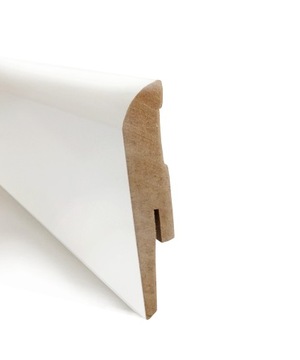 10cm LISTWA PRZYPODŁOGOWA MDF BIAŁA COKÓŁ