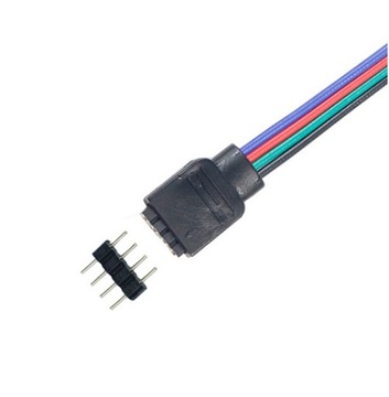 РАЗЪЕМ ДЛЯ СВЕТОДИОДНОЙ ЛЕНТЫ RGB 4-КОНТАКТНЫЙ РАЗЪЕМ 10 мм