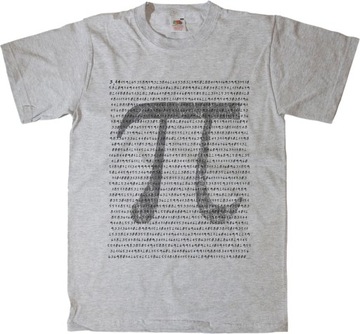 Liczba Pi LUDOLFINA 3,14 3.14 - koszulka, t-shirt