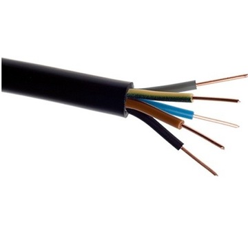 Kabel energetyczny ziemny YKY 5x6 żo 0,6/1kV 1mb