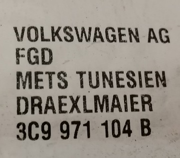 PASSAT KOMBI SVAZEK ČIDEL PDC VOLKSWAGEN OE 3C9971104B