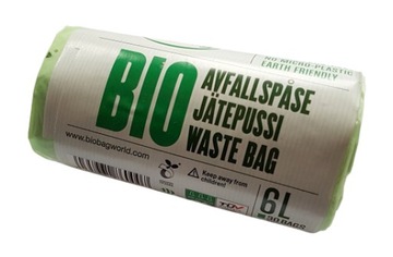 BioBag Worki BIODEGRADOWALNE kompostowalne 6l x 30