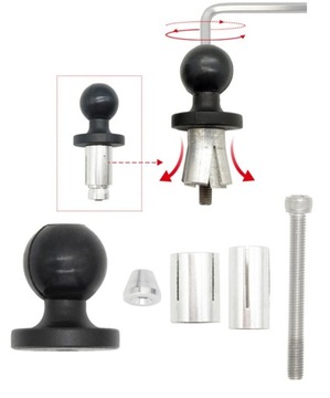 FreedConn BM2R MOCOWANIE GŁÓWKI RAMY CLIP-ON RAM