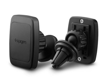 Прочный автомобильный держатель дефлектора Spigen A201 для смартфона в машине.