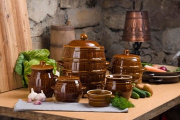 БОЧКА ДЛЯ СБОРКИ СМАЛА КЕРАМИЧЕСКАЯ ПОСУДА Q19 8л