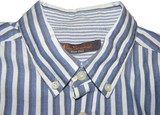 BEN SHERMAN koszula w prążek 100% bawełna R M Button Down