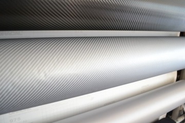 УГЛЕРОДНАЯ ФОЛЬГА 4D СЕРЕБРЯНЫЙ ШПОН 152x50 CARBON HIT