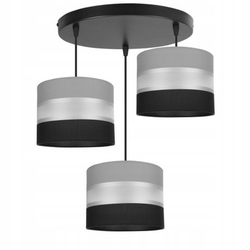 SUFITOWA LAMPA WISZĄCA ŻYRANDOL ABAŻUR NOWOCZESNA