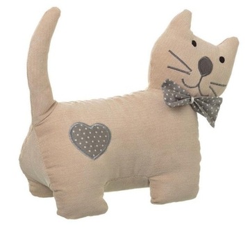 STOPER DO DRZWI BLOKADA*HEART CAT-KOT*ART 27x21x11
