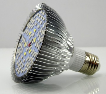 СВЕТОДИОДНАЯ ЛАМПОЧКА ДЛЯ ВЫРАЩИВАНИЯ РАСТЕНИЙ 50ВТ E27