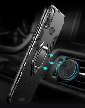 КОЛЬЦО-ДЕРЖАТЕЛЬ ARMOR CASE ДЛЯ HUAWEI Y6P + СТЕКЛО