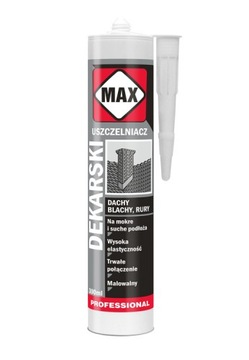 MAX USZCZELNIACZ DEKARSKI 280ML BEZBARWNY