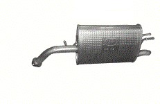 Tłumik końcowy Chevrolet Spark poj.1,0+1,2 od 2009r.