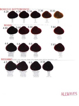 ALLWAVES ПРОФЕССИОНАЛЬНАЯ КРАСКА ДЛЯ ВОЛОС 30 = ПАЛЕТКА