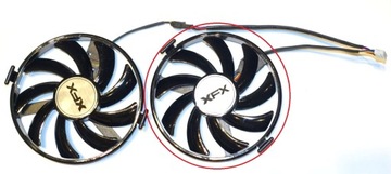 Wentylator XFX R9 370 380 RX470 RX480 RX560 90mm