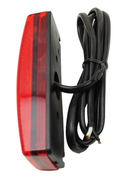 LAMPA LAMPKA OBRYSOWA LED LEDOWA CZERWONA