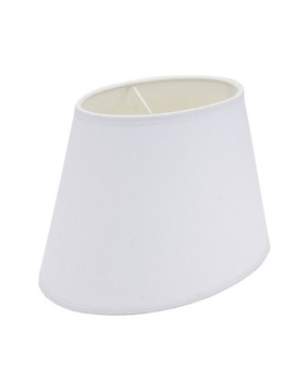 Klosz Abażur Elipsa PCV Biały 19x29x19 cm