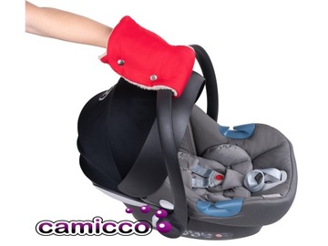 ШЕРСТЯНЫЕ МУФЫ, перчатки ДЛЯ КОЛЯСОК, САНКИ, спальный мешок, перчатки для коляски CAMICCO