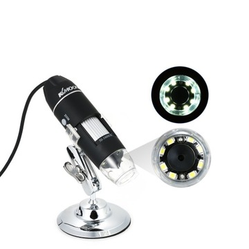 MIKROSKOP CYFROWY USB KKmoon 1600x 8-LED