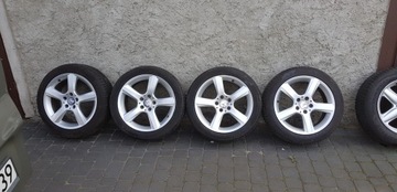Felgi 17 ET42 SLK W172 A1724013602 opony lato 2018r 7,5 mm