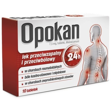 Opokan 10tabl. przeciwbólowy stawy mięśnie