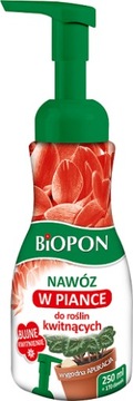 BIOPON nawóz w piance do kwiatów kwitnących 0,25l