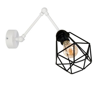 Kinkiet na przegubach DIAMOND WHITE można LED