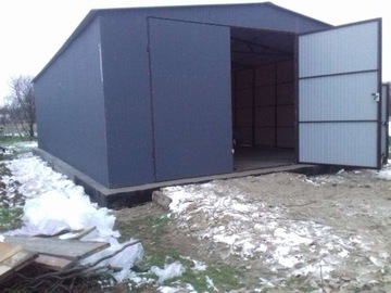 МЕТАЛЛ ГАРАЖИ ИЗ МЕТАЛЛА ГАРАЖИ МАГАЗИНСКИЕ ЗАЛЫ 8х15