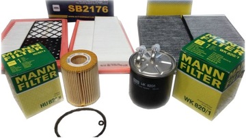 FILTR OLEJU PALIWA POWIETRZA MERCEDES W164 GL ML