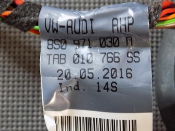 AUDI TT 8S INSTALACE DVEŘE PRAVÁ 8S0971030A