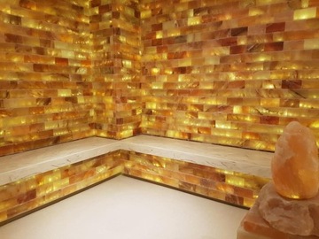 Большая панель соляной лампы САУНА с гималайской солью PILOT