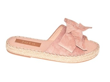 ZAMSZOWE KLAPKI DAMSKIE Y-111 Pink r.40