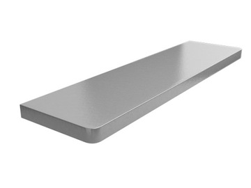 PARAPET MDF LAMINOWANY kolor ALUMINIUM grub. 2,5cm