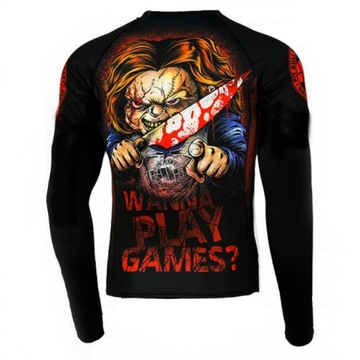 PIT BULL rashguard longsleeve CHUCKY WANNA PLAY M