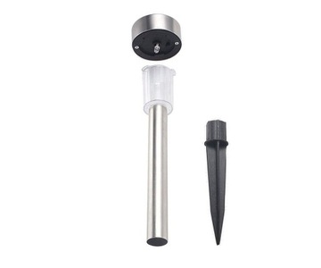 12 светодиодных садовых солнечных ламп INOX, привезенных в сад на солнечных батареях