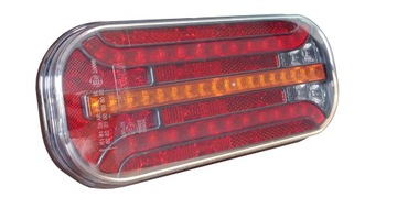 LAMPA tylna LED Auto Laweta kontener chłodnia dynamiczny kierunek LEWA