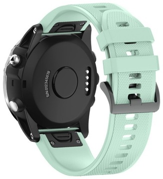 MIĘTOWY Silikonowy Pasek Garmin Forerunner 945 QuickFit (szerokość 22mm)