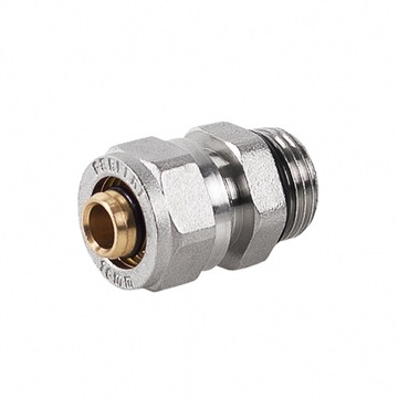 NYPEL SKRĘCANY ZŁĄCZKA PEX/AL/PEX 25 x 3/4'' GZ