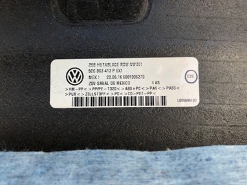 POLIČKA ZADNÍ 5C6863413P VW JETTA 5C6