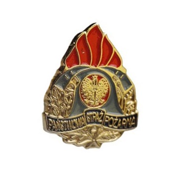 PSP PAŃSTWOWA STRAŻ POŻARNA pins przypinka