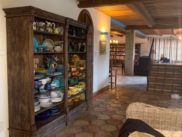 Regał na Książki z Drewna Litego - BIBLIOTEKA