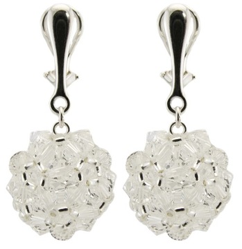 ARSYLION klipsy z kryształkami Swarovski Crystal
