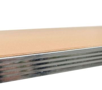 СТЕЛЛАЖ ДЛЯ ХРАНЕНИЯ 180x90x40см МЕТАЛЛ МДФ 5 ПОЛОК МАКС. 175 кг НА КАЖДУЮ ПОЛКУ