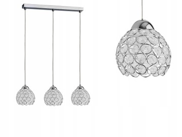 SPIRALA-1 lampa nowoczesna chrom loft led ball led
