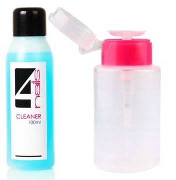 Butelka Dozownik do płynów + Cleaner 100ml