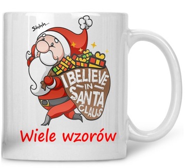 Kubek świąteczny Mikołajki Mikołaj prezent święta