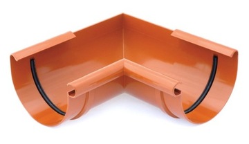 narożnik WEWNĘTRZNY rynny 125mm Bryza CEGLASTY