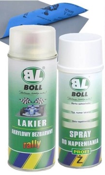 BOLL ZESTAW LAKIERNICZY KOLOR+LAKIER BEZBARWNY